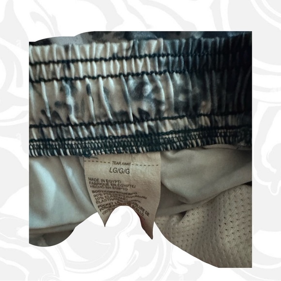 Under Armour Men's Lrg Basketball
Shorts Blue White Pattern - Picture 4 of 4